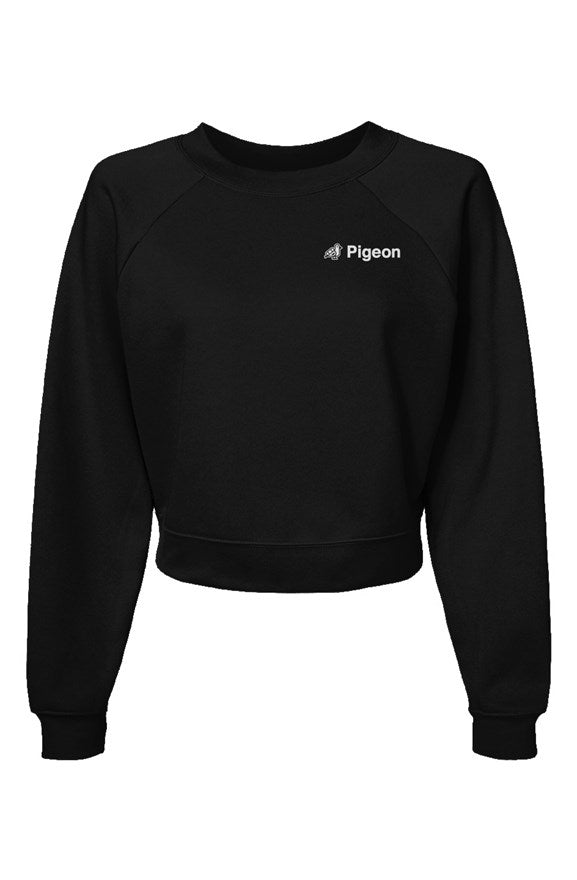 Womens Raglan Pullover Fleece Sweatshirt