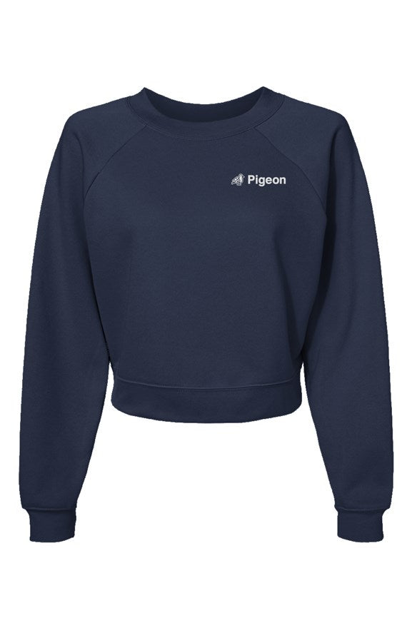 Womens Raglan Pullover Fleece Sweatshirt